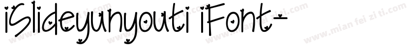 iSlideyunyouti iFont字体转换